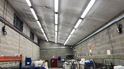 Hazardous Area Lighting For A Solvent Store