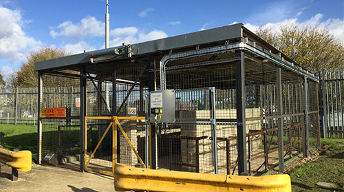Flammable Gas Cylinder Cage ATEX Lighting