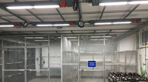 Flammable Store Hazardous Area Lighting Installation
