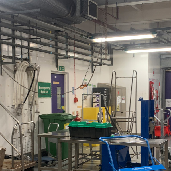 Solvent Store Warehouse Zone 2 ATEX Lighting | SR Electrical