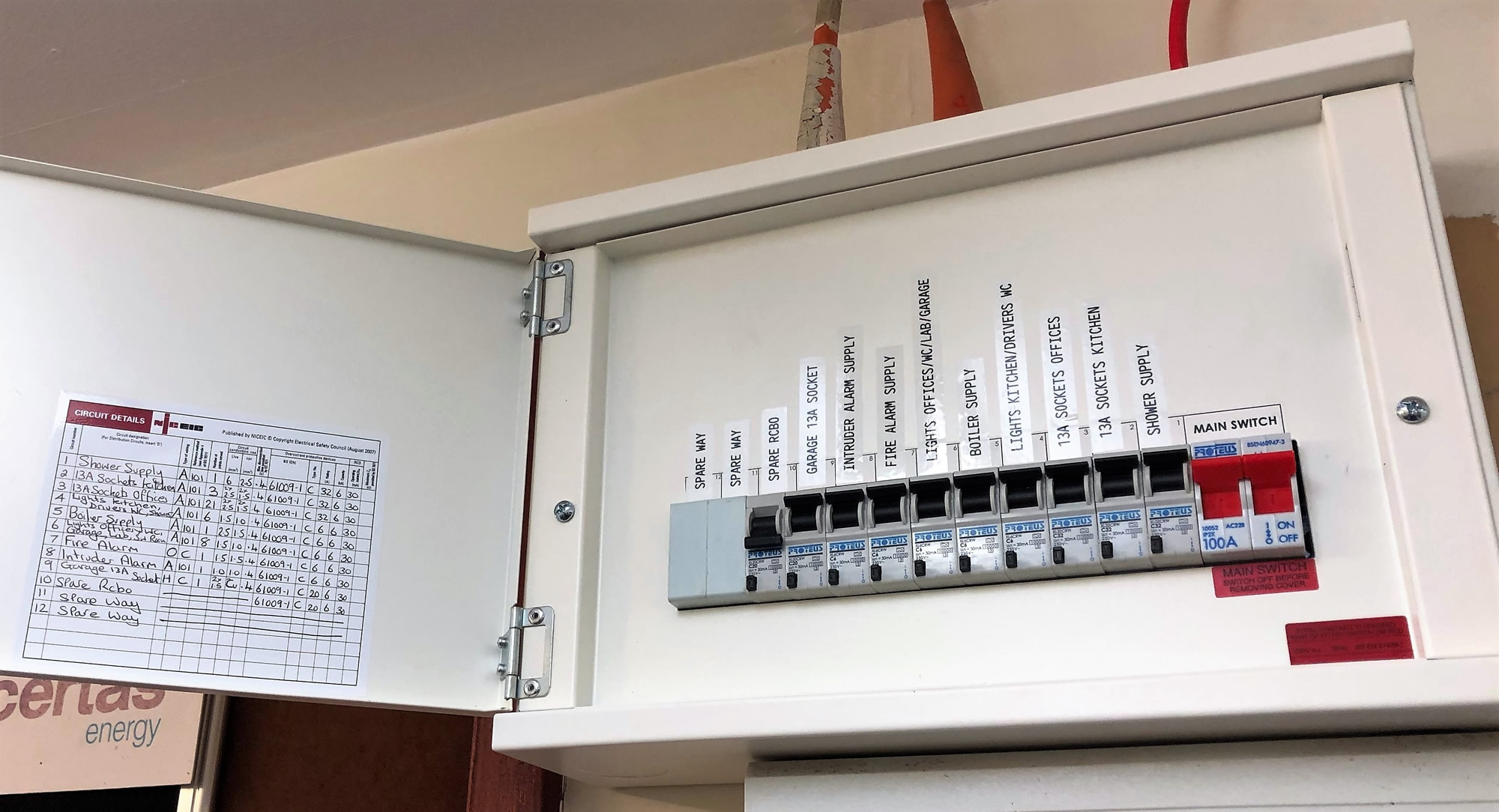 Lochcarnan Office Distribution Board