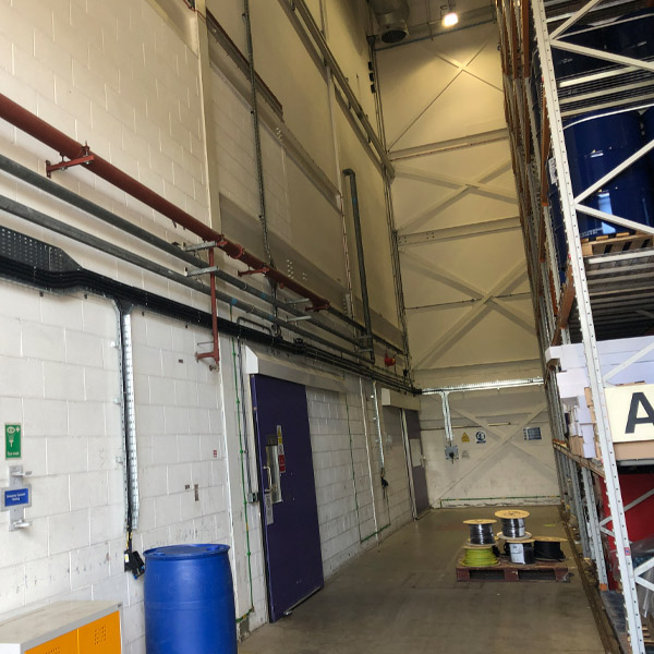 ATEX Certified Lighting for a Solvent Store Warehouse | Project