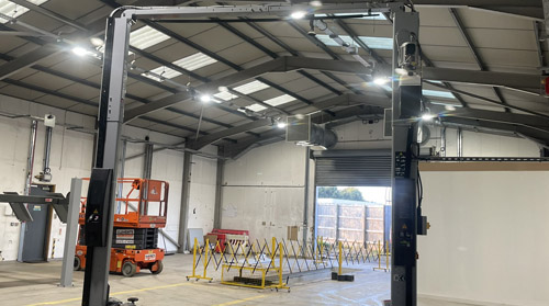 Automotive Workshop Hazardous Area Lighting Project