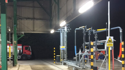 ATEX Lighting At A Cambridge Depot