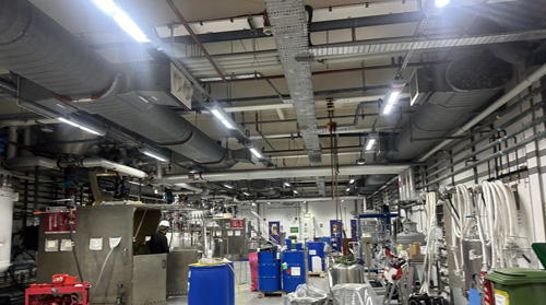 Hydrogen Generation Process Plant Room Hazardous Area Lighting