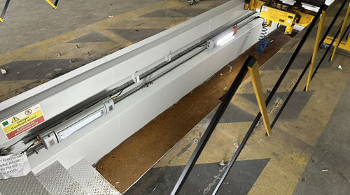 Hazardous Area Lighting At A Vehicle Inspection Pit